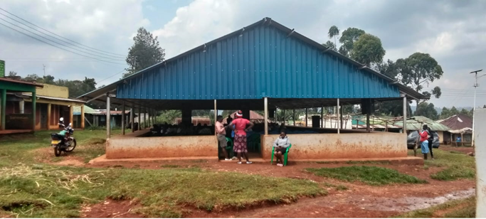 Bobaracho market shed and toilet